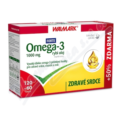 Walmark Omega 3 Forte  120 + 60 tobolek