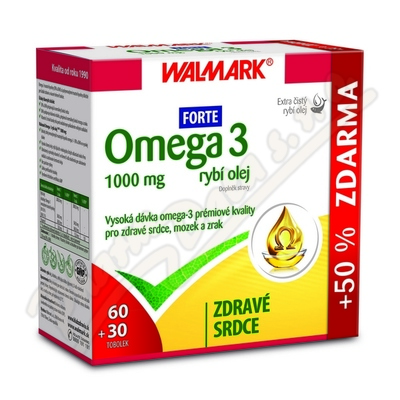 Walmark Omega 3 Forte —60 + 30 tobolek