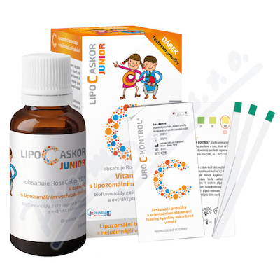 Lipo C Askor Junior tekutý lipozomální vitamí C—110 ml