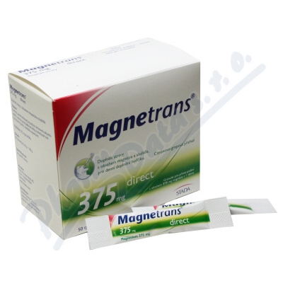 Magnetrans 375mg + B6—50 tyčinek granulátu