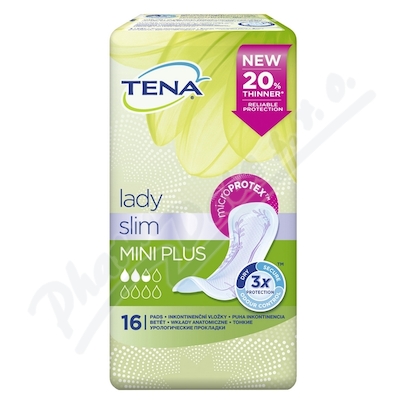 Vložky Absorpční Tena Lady Slim Mini Plus 275ml—inkontinenční vložky 16 kusů