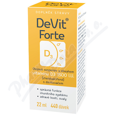 DeVit Forte 1500 I.U.—22 ml, 440 dávek