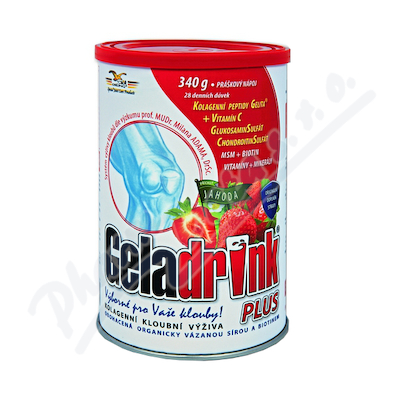 Geladrink PLUS jahoda—nápoj 340 g