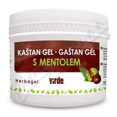 Kaštan gel s mentolem—250 ml