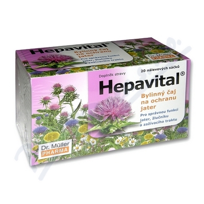 Hepavital bylinný čaj—20x1,5g