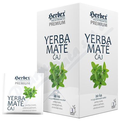Herbex Yerba maté čaj—20x 1,5 g