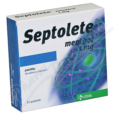 Septolete Menthol 1mg—30 pastilek