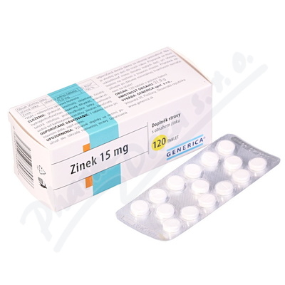 Zinek 15 mg Generica—120 tablet