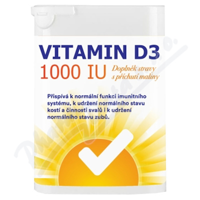 Vitamin D3 1000 I.U.—60 tabllet