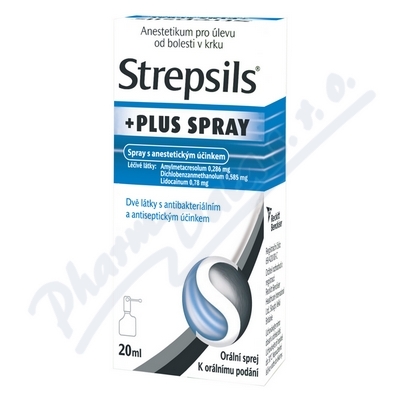 Strepsils Plus sprej—orální sprej 20 ml