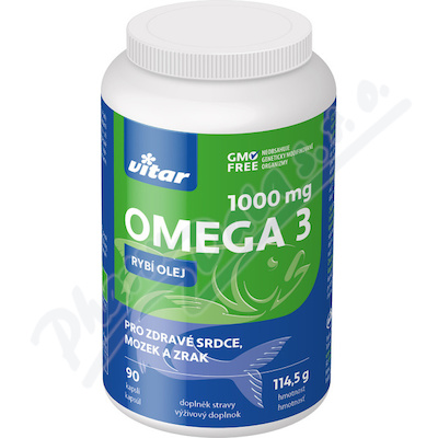 Vitar Omega 3 1000mg—90 kapslí