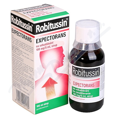 Robitussin Expectorans na odkašlávání 100ml/2g—sirup 100 ml