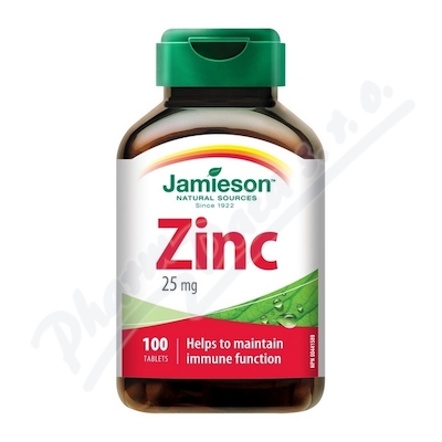 Jamieson Zinek 25mg—100 tablet
