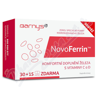 Barny´s NovoFerrin —30 tobolek +15 tobolek zdrarma