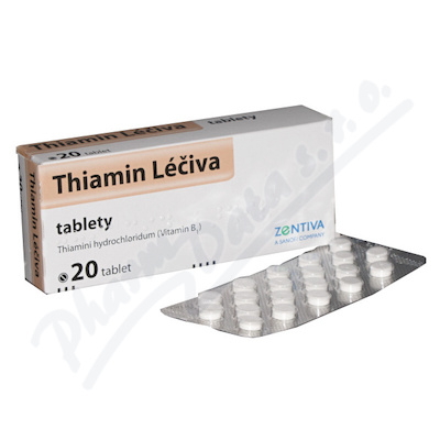 Léčiva Thiamin 50mg—20 tablet
