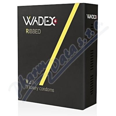 Kondom WADEX Ribbed—3 ks