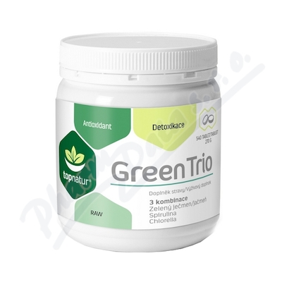 Medicol Green Trio—Chlorella, Spirulina, Zelený ječmen, 540 tablet