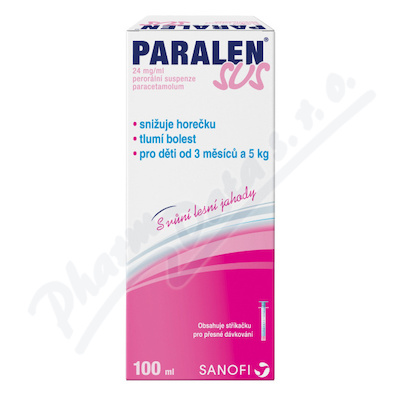 Paralen suspenze 24mg/ml—100 ml