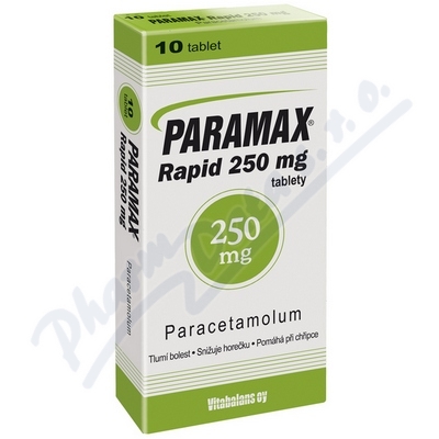 Paramax Rapid 250mg—10 taboet