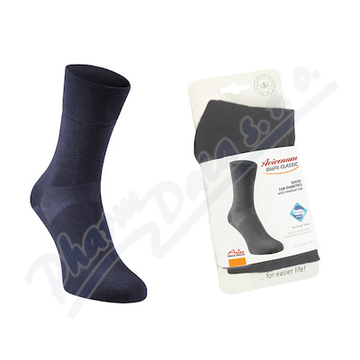 Avicenum DiaFit Classic ponožky 44-47 tm.modré—