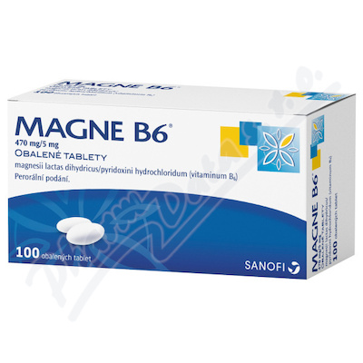Magne B6 470mg/5mg—100 tablet