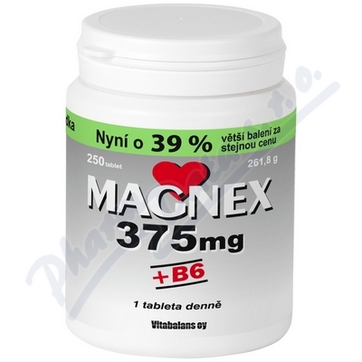 Magnex 375 mg + B6—250 tablet