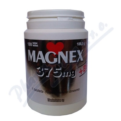 Magnex 375 mg + B6—180 tablet