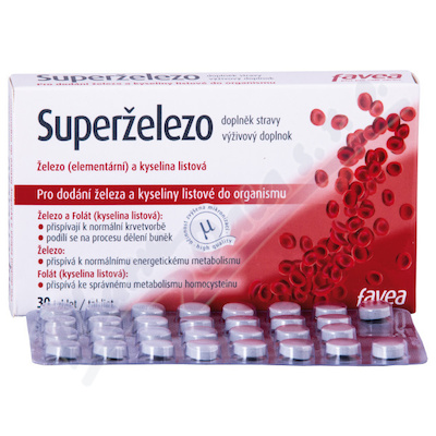 Favea Superželezo—30 tablet