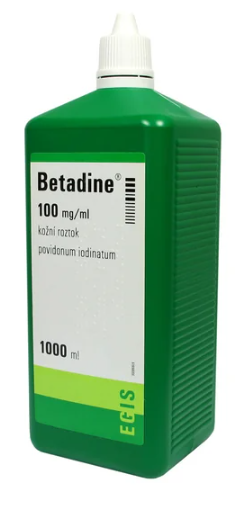 Betadine 100mg/ml—roztok 1000 ml