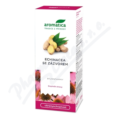 Aromatica Echinacea se zázvorem bylinné kapky—50 ml