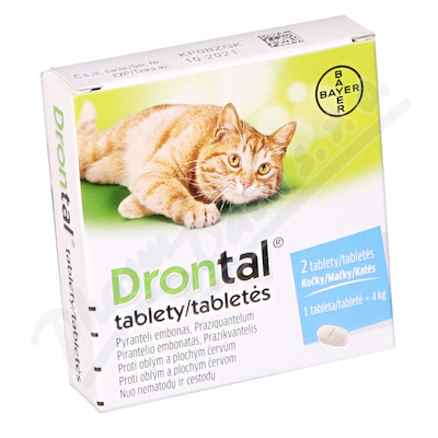 Drontal pro kočky—2 tablety