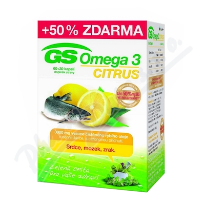 GS Omega 3 Citrus—60+30 tobolek