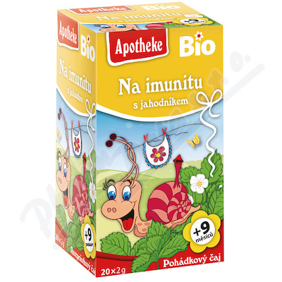 Dětský BIO Pohádkový čaj Imunita s jahodníkem—20x 2g