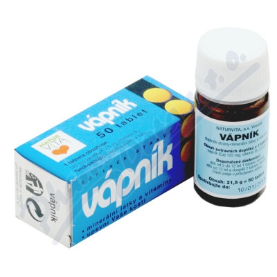 Vápník+vitamín D—50 tablet