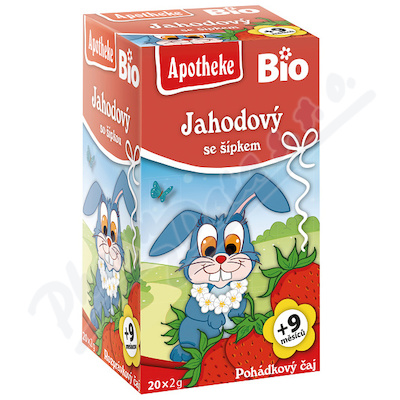 Dětský BIO Pohádkový čaj Jahodový se smetanou—20x 2g