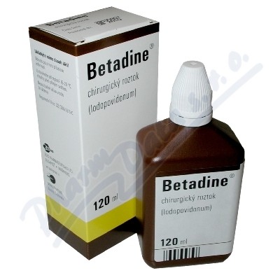 Betadine 75mg/ml—roztok 120 ml