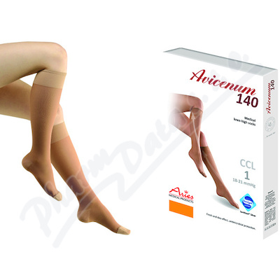 Avicenum P 140 Lýtkové punčochy—velikost M, barva tělová