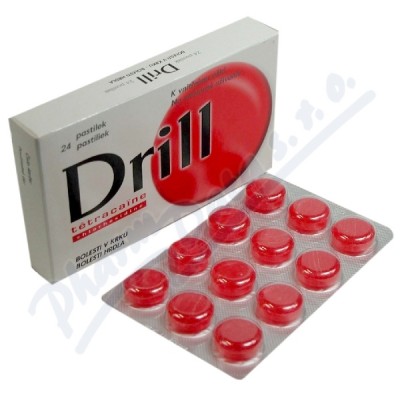 Drill pastilky—24 x 3 mg