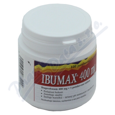 IbuMax 400 mg—100 potahovaných tablet