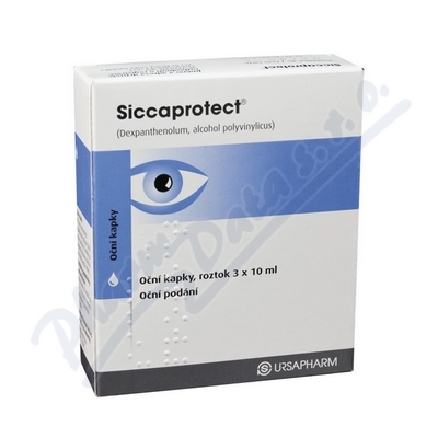 Siccaprotect—oční kapky 3x10 ml