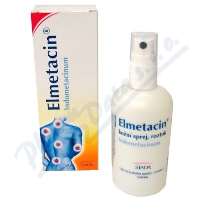 Elmetacin 1%—kožní sprej 100 ml