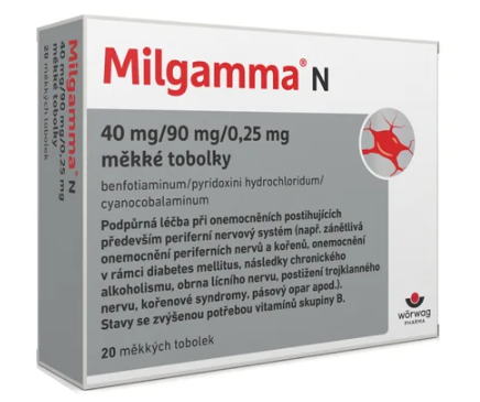 Milgamma N —20 měkkých tobolek