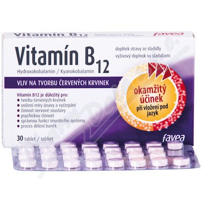 Vitamín B12—30 tablet