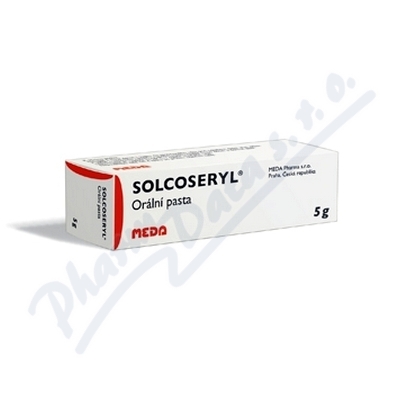 Solcoseryl—orální pasta 5 g
