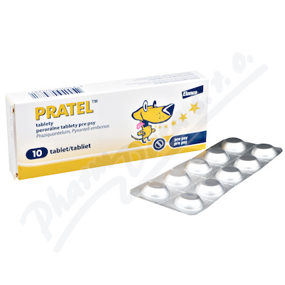 Pratel—10 veterinárních tablet