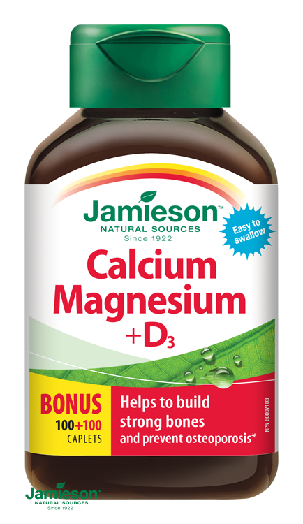 Jamieson Vápník hořčík s vitamínem D3—120 tablet