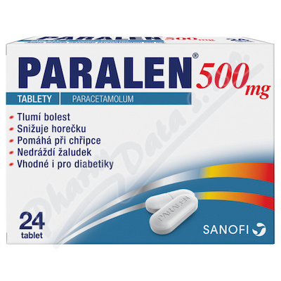 Paralen 500 mg—24 tablet