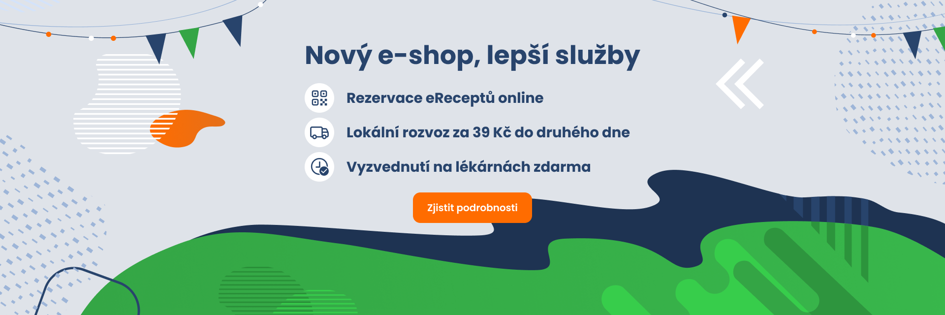 Nový e-shop, lepší služby