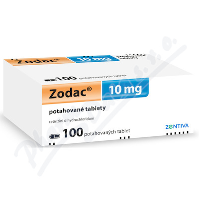 Zodac 10 mg—100 tablet