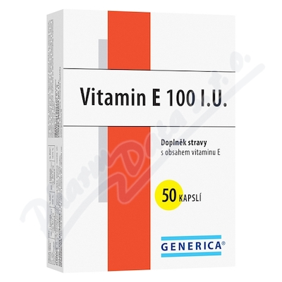 Generica Vitamin E 100 I.U.—50 kapslí